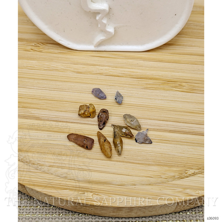 16.35 Ct. Multi Color Sapphire Crystal from Ceylon (Sri Lanka)