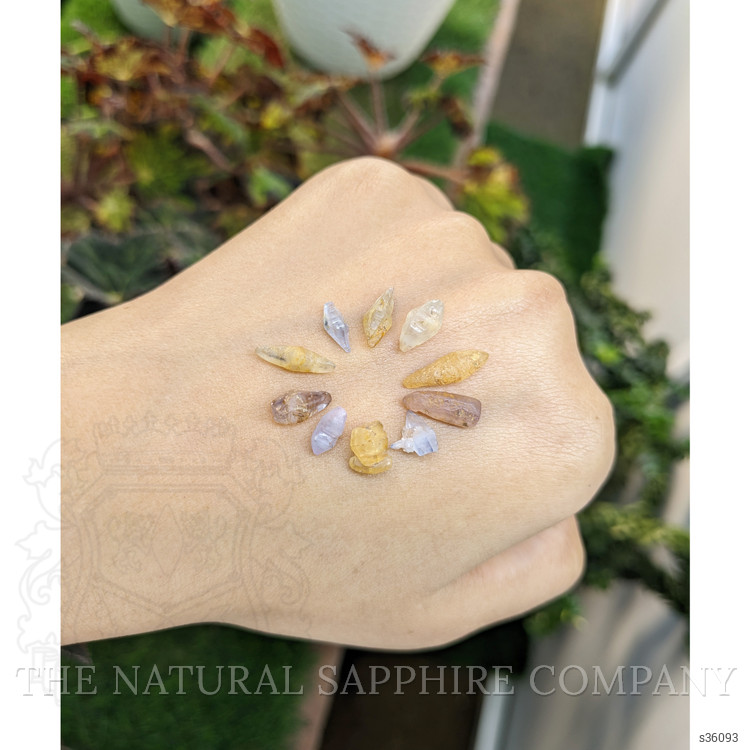 16.35 Ct. Multi Color Sapphire Crystal from Ceylon (Sri Lanka)