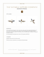 16.09 Ct. Multi Color Sapphire Crystal from Ceylon (Sri Lanka) Appraisal