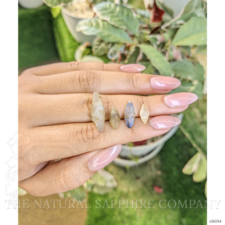 16.09 Ct. Multi Color Sapphire Crystal from Ceylon (Sri Lanka)