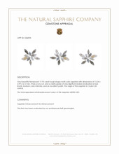 17.92 Ct. Multi Color Rough Sapphire from Ceylon (Sri Lanka) Appraisal