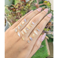 14.88 Ct. Multi Color Rough Sapphire from Ceylon (Sri Lanka) Life Style