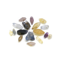 14.08 Ct. Multi Color Rough Sapphire from Ceylon (Sri Lanka) Video