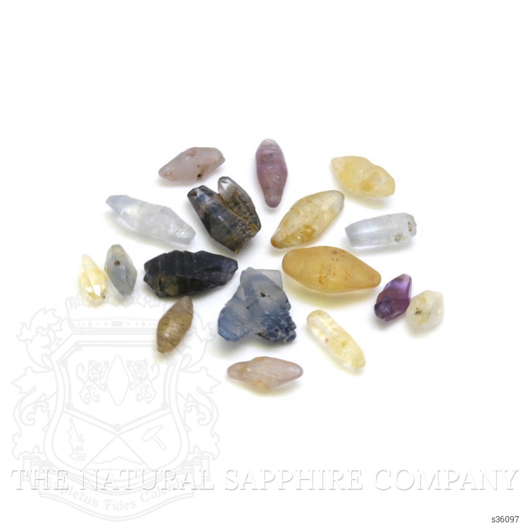 14.08 Ct. Multi Color Rough Sapphire from Ceylon (Sri Lanka)