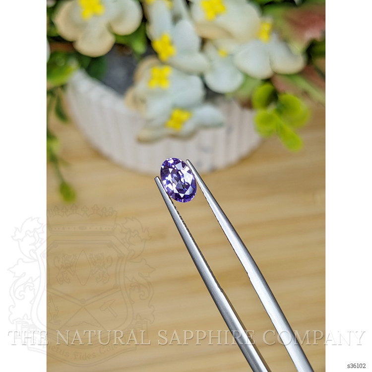 1.18 Ct. Pinkish Purple Sapphire from Ceylon (Sri Lanka)