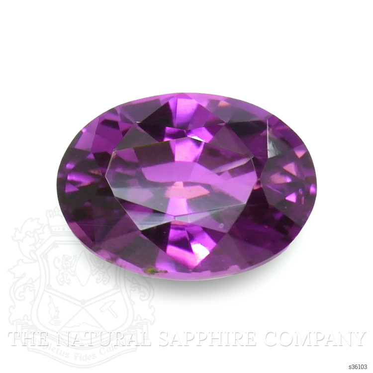 0.51 Ct. Pinkish Purple Sapphire from Ceylon (Sri Lanka)