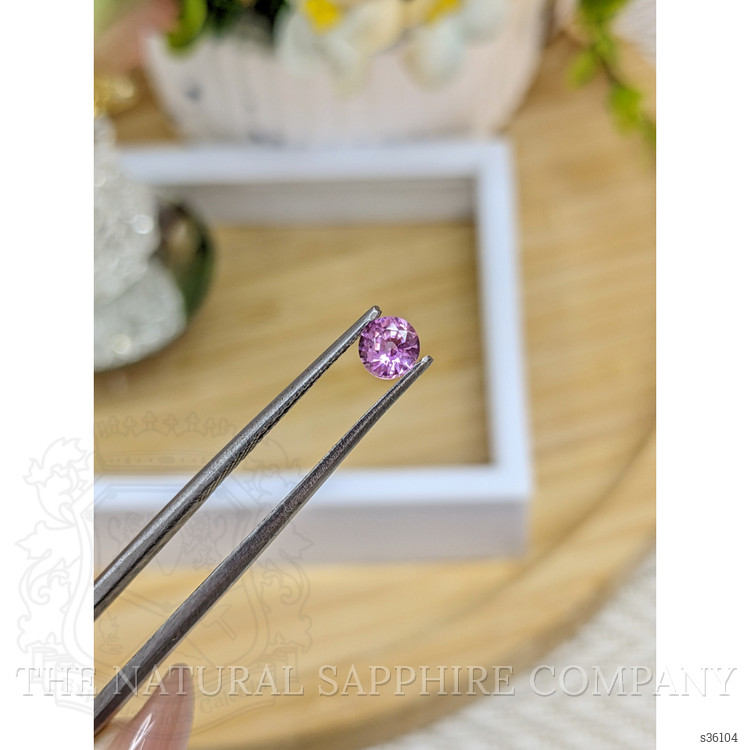 0.41 Ct. Pinkish Purple Sapphire from Ceylon (Sri Lanka)