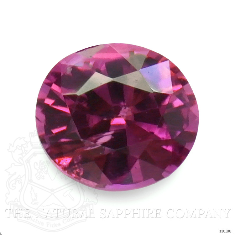 0.33 Ct. Reddish Pink Sapphire from Ceylon (Sri Lanka)