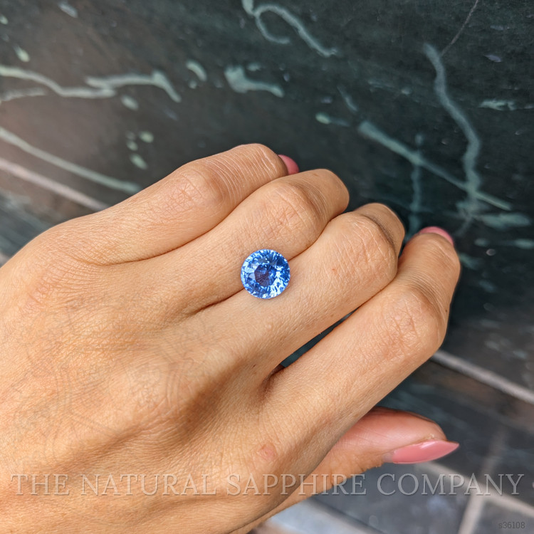 5.04 Ct. Blue Sapphire from Ceylon (Sri Lanka)