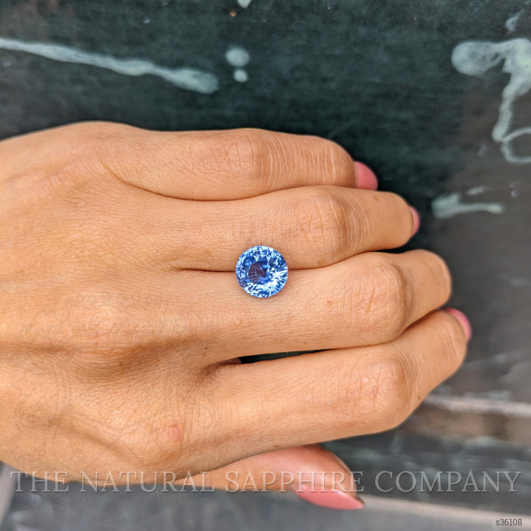 5.04 Ct. Blue Sapphire from Ceylon (Sri Lanka)