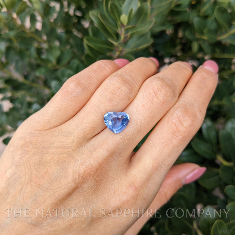 7.01 Ct. Blue Sapphire from Ceylon (Sri Lanka)