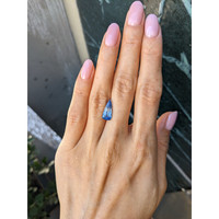 3.46 Ct. Blue Sapphire from Ceylon (Sri Lanka) Life Style