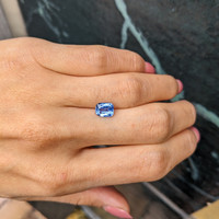 1.87 Ct. Blue Sapphire from Ceylon (Sri Lanka) Life Style