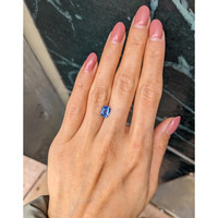 1.87 Ct. Blue Sapphire from Ceylon (Sri Lanka) Life Style