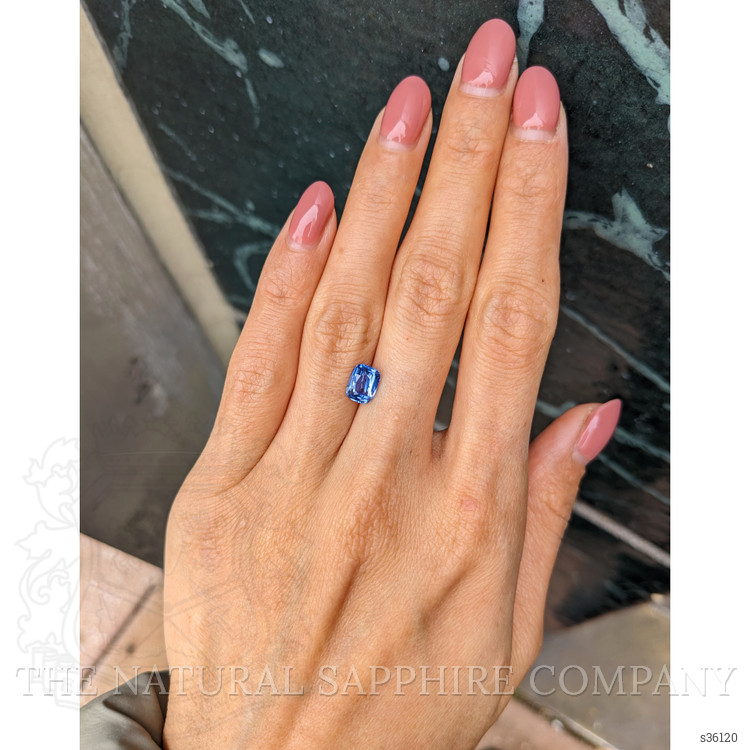 1.87 Ct. Blue Sapphire from Ceylon (Sri Lanka)