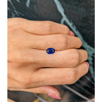 1.36 Ct. Blue Sapphire from Ceylon (Sri Lanka) Life Style