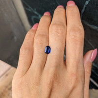 1.36 Ct. Blue Sapphire from Ceylon (Sri Lanka) Life Style