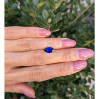 2.02 Ct. Blue Sapphire from Ceylon (Sri Lanka) Life Style