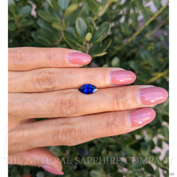 2.02 Ct. Blue Sapphire from Ceylon (Sri Lanka)