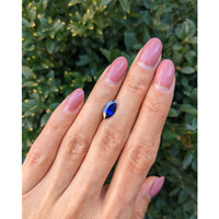 2.02 Ct. Blue Sapphire from Ceylon (Sri Lanka) Life Style