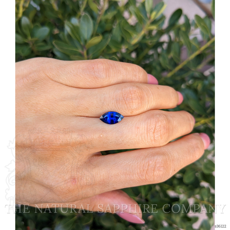 2.02 Ct. Blue Sapphire from Ceylon (Sri Lanka)