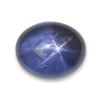 5.15 Ct. Blue Cabochon Star Sapphire from Ceylon (Sri Lanka) Video
