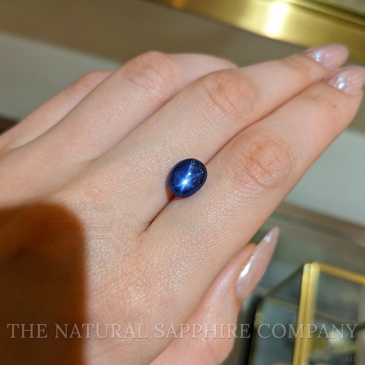 5.43 Ct. Blue Star Sapphire from Ceylon (Sri Lanka)