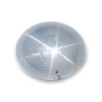 8.38 Ct. Bluish Grey Star Sapphire from Ceylon (Sri Lanka) Video
