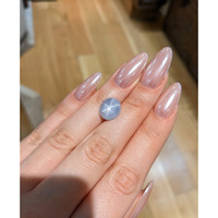 8.38 Ct. Bluish Grey Star Sapphire from Ceylon (Sri Lanka) Life Style