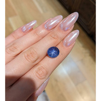 11.00 Ct. Blue Star Sapphire from Ceylon (Sri Lanka) Life Style