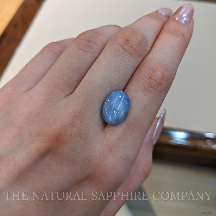 13.00 Ct. Blue Star Sapphire from Ceylon (Sri Lanka)