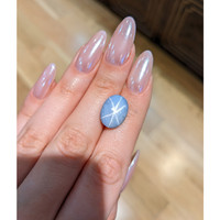 13.00 Ct. Blue Star Sapphire from Ceylon (Sri Lanka) Life Style