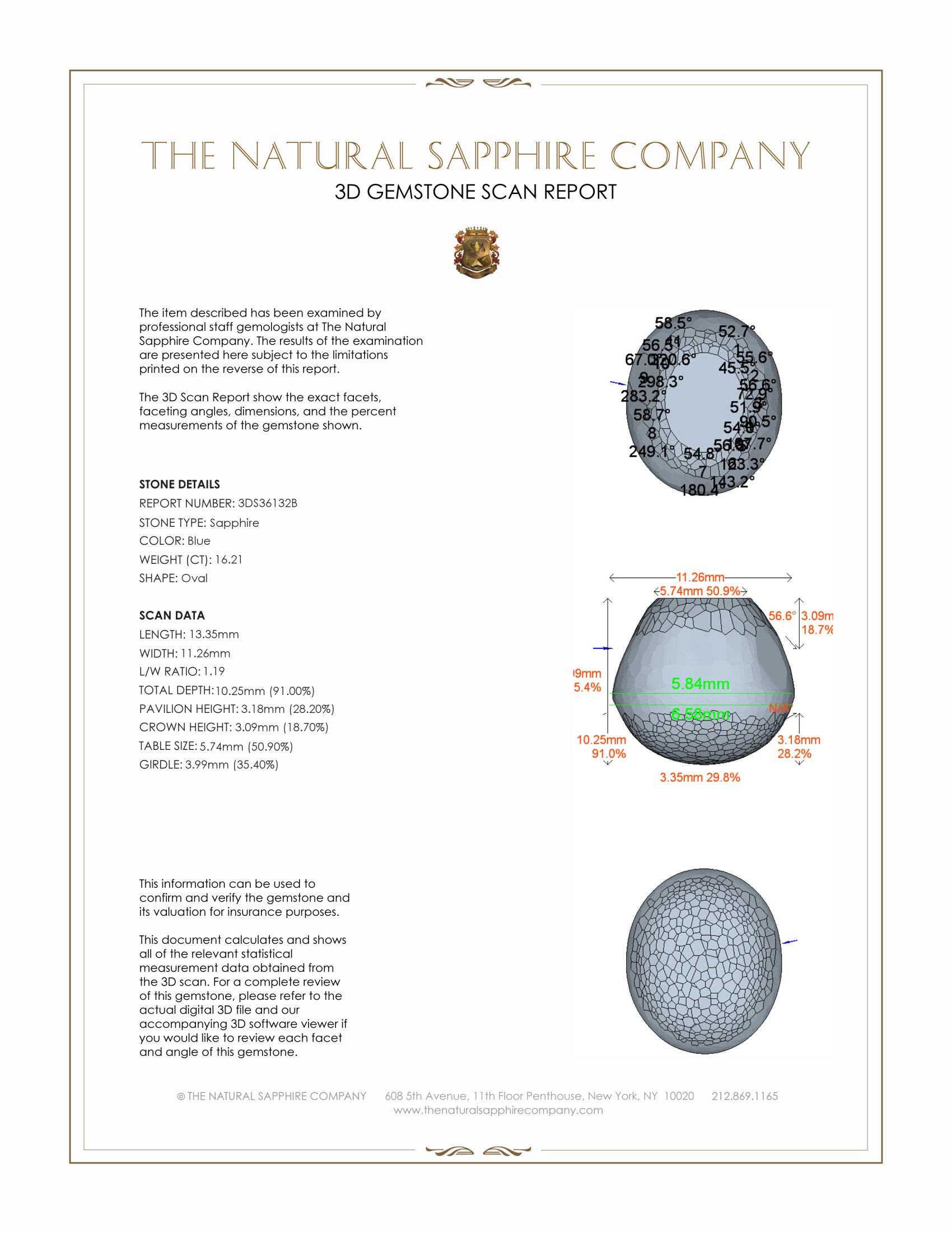 16.21 Ct. Blue Star Sapphire from Ceylon (Sri Lanka)
