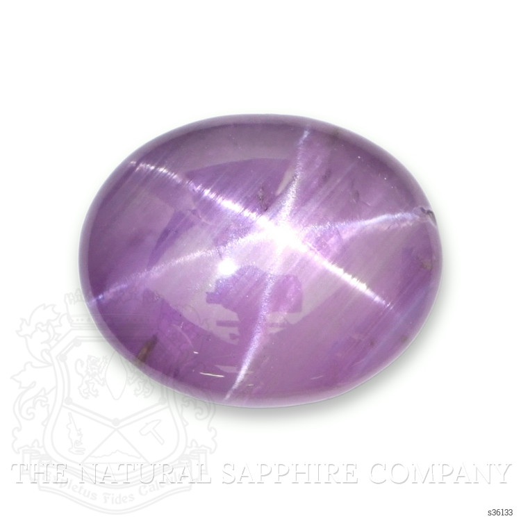 7.63 Ct. Purple Star Sapphire from Ceylon (Sri Lanka)