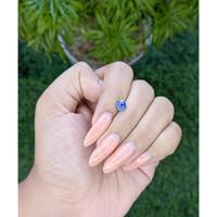 0.99 Ct. Blue Sapphire from Ceylon (Sri Lanka) Life Style