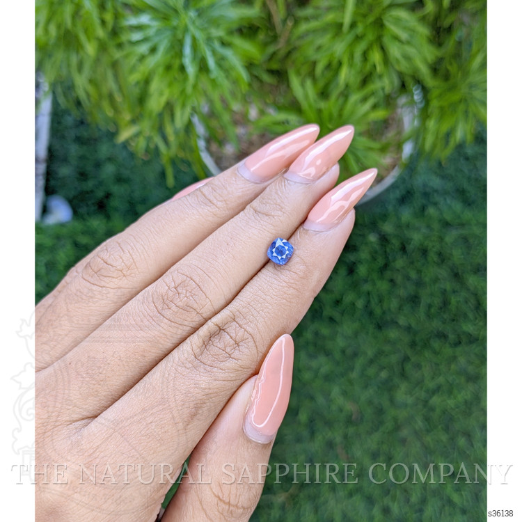 0.99 Ct. Blue Sapphire from Ceylon (Sri Lanka)