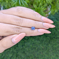 0.99 Ct. Blue Sapphire from Ceylon (Sri Lanka) Life Style