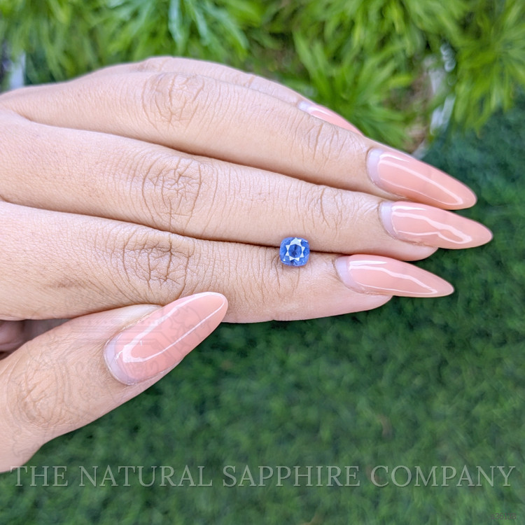 0.99 Ct. Blue Sapphire from Ceylon (Sri Lanka)
