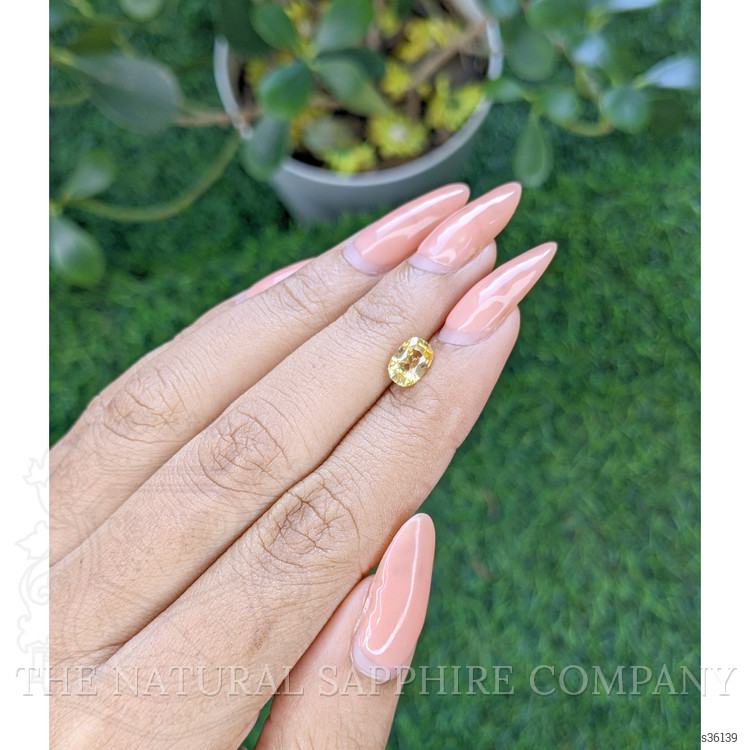 1.41 Ct. Yellow Sapphire from Ceylon (Sri Lanka)