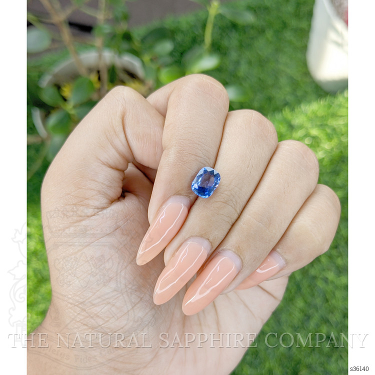 1.59 Ct. Blue Sapphire from Ceylon (Sri Lanka)