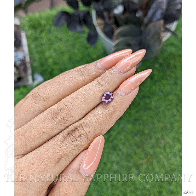 1.23 Ct. Purplish Pink Sapphire from Ceylon (Sri Lanka)
