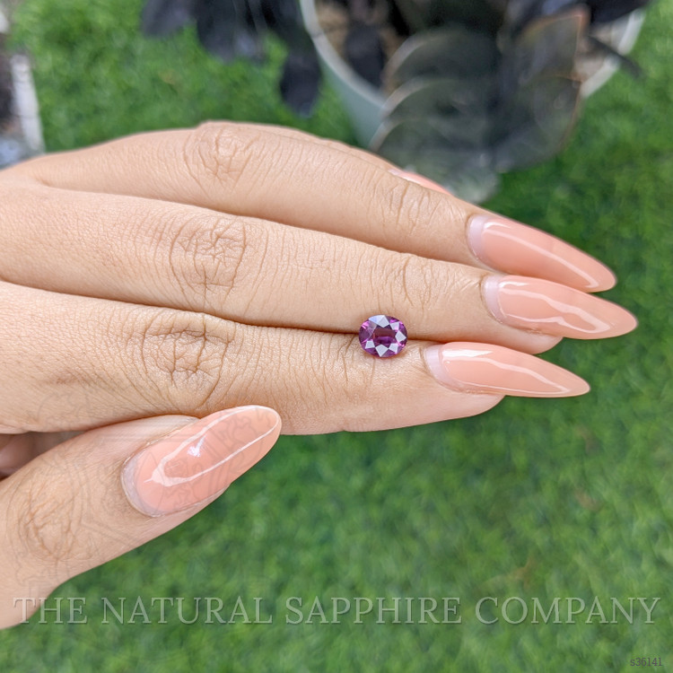 1.23 Ct. Purplish Pink Sapphire from Ceylon (Sri Lanka)