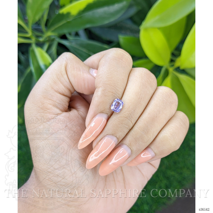 1.03 Ct. Bluish Purple Sapphire from Ceylon (Sri Lanka)