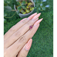 0.98 Ct. Purplish Pink Sapphire from Ceylon (Sri Lanka) Life Style