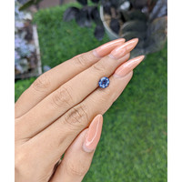 1.15 Ct. Blue Sapphire from Ceylon (Sri Lanka) Life Style