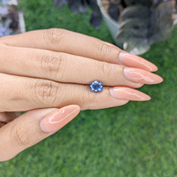 1.15 Ct. Blue Sapphire from Ceylon (Sri Lanka) Life Style