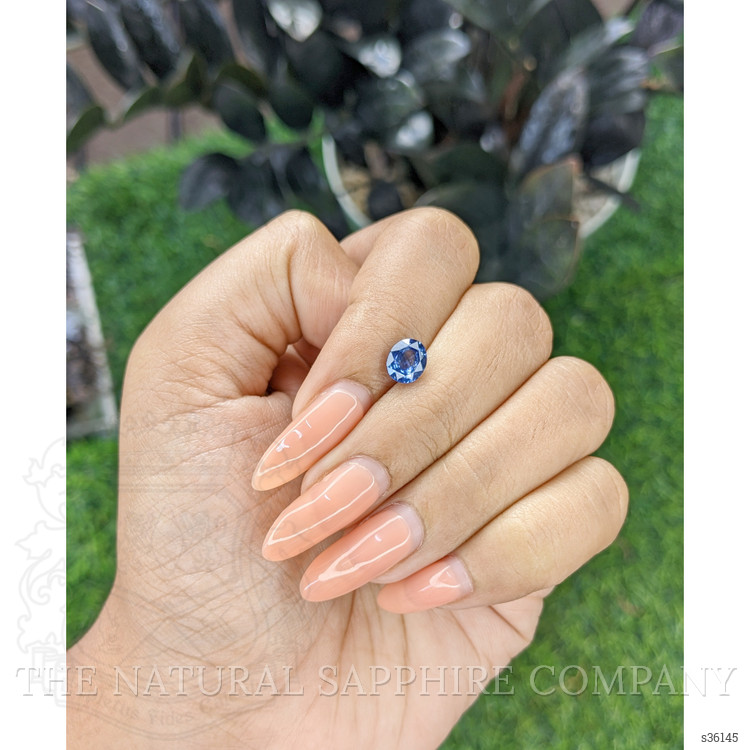 1.15 Ct. Blue Sapphire from Ceylon (Sri Lanka)