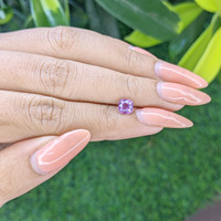 0.96 Ct. Pinkish Purple Sapphire from Ceylon (Sri Lanka) Life Style