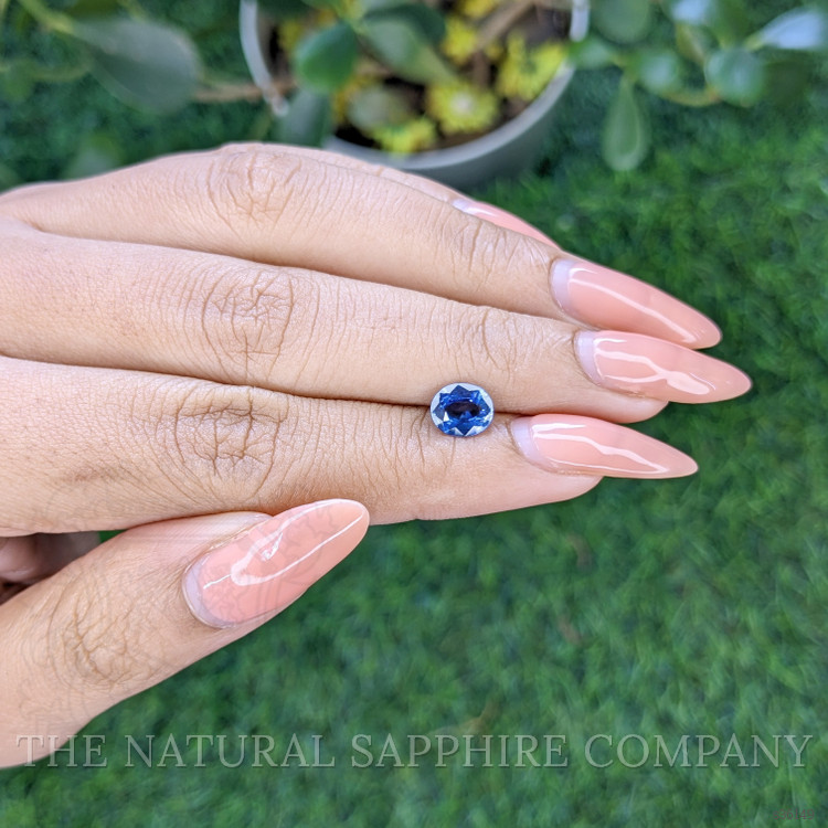 1.15 Ct. Blue Sapphire from Ceylon (Sri Lanka)