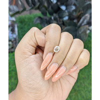 1.46 Ct. Peach Sapphire from Ceylon (Sri Lanka) Life Style